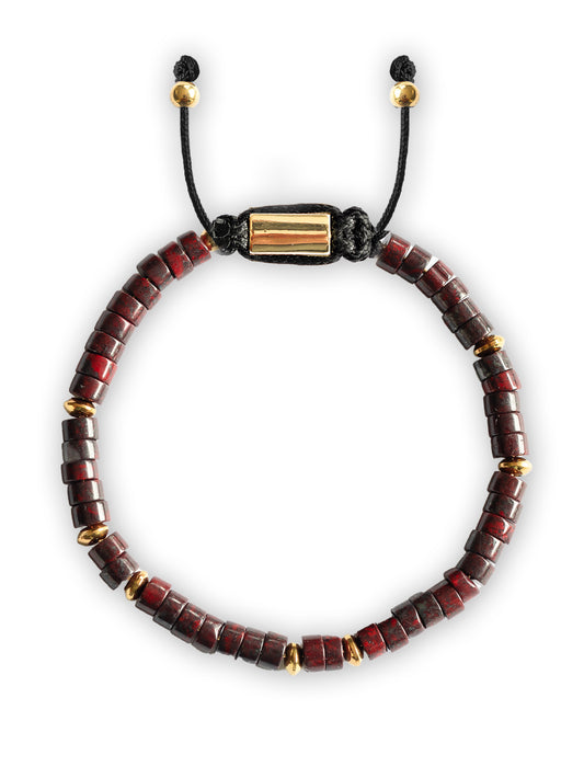 Brazalete Volcán 4mm Heishi