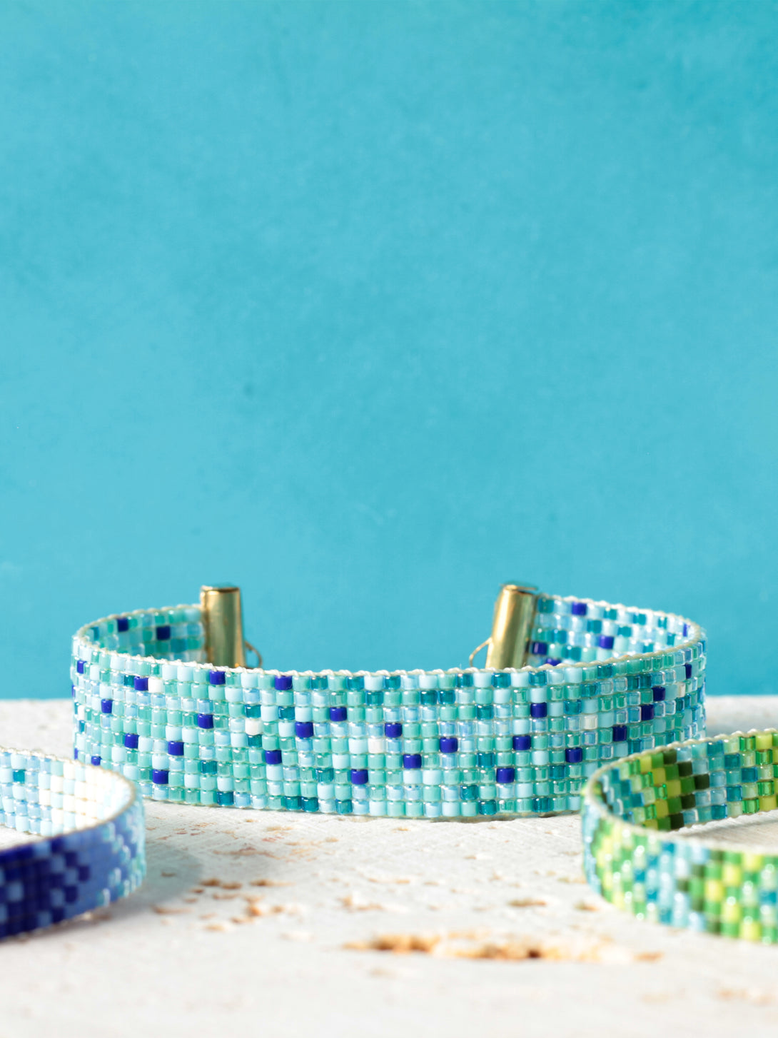Brazalete Miyuki Arrecife 10 puntos - Tayrona Accesorios