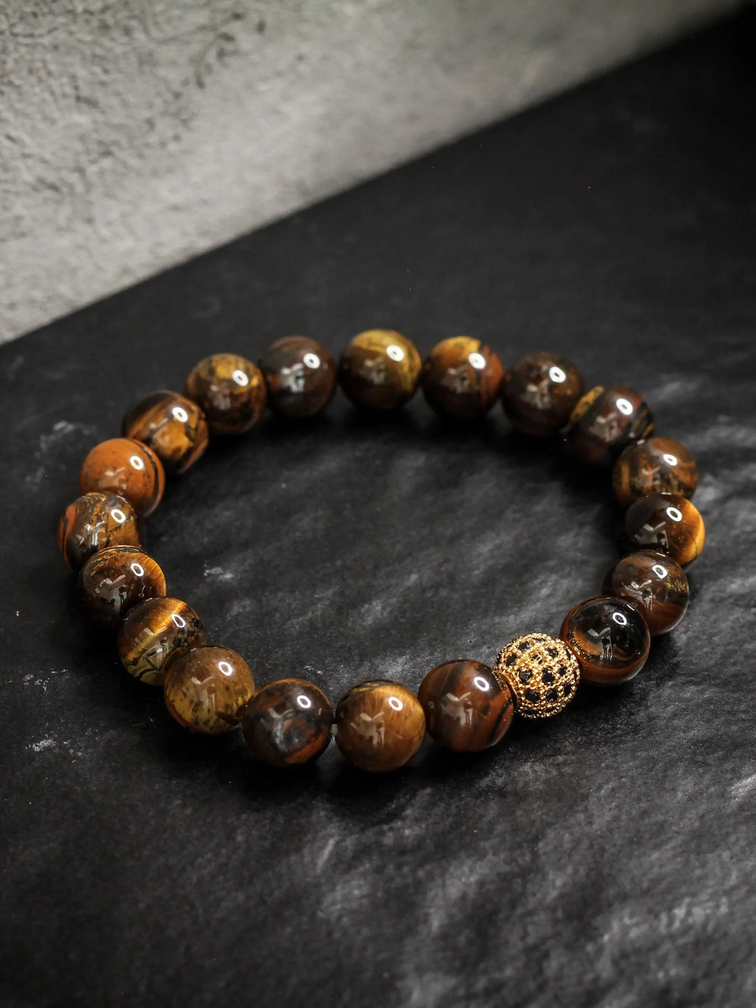 Brazalete Ojo de Tigre 8mm - Tayrona Accesorios