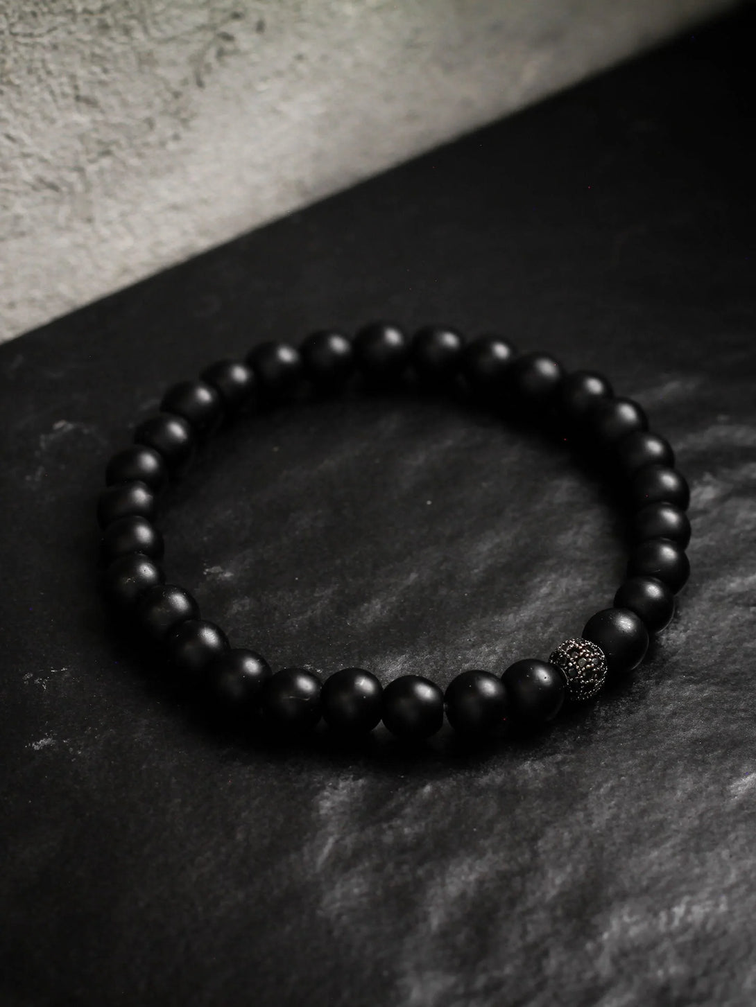 Brazalete All Black 6mm - Tayrona Accesorios