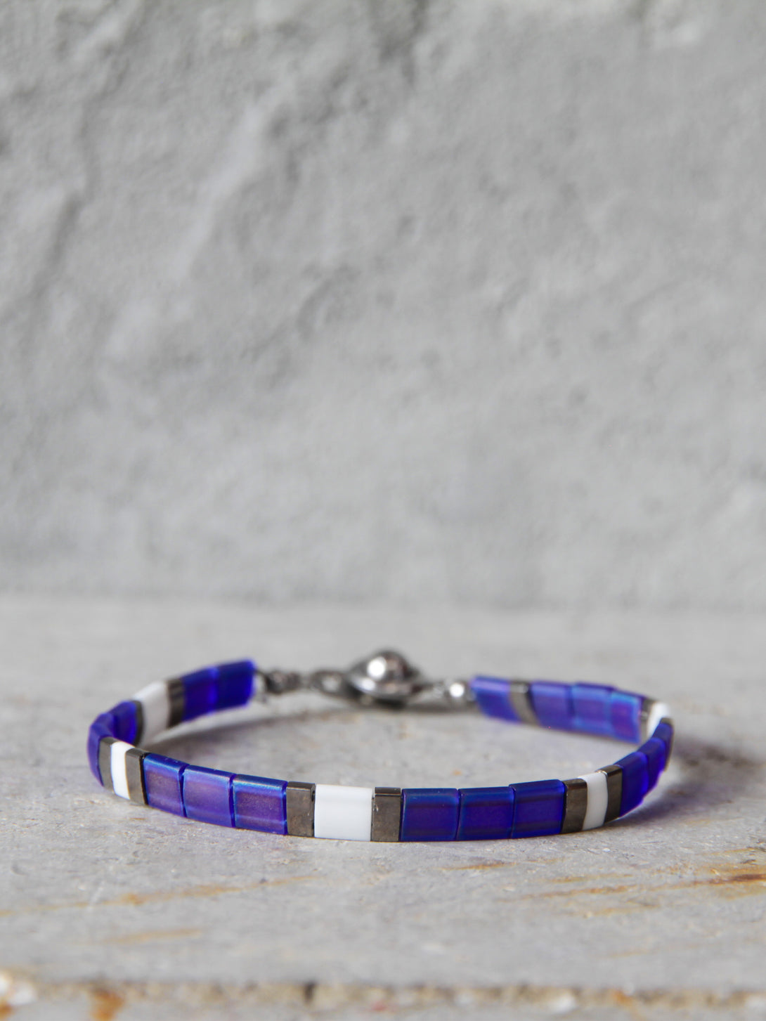 Brazalete Miyuki Tila Glaciar 5mm - Tayrona Accesorios