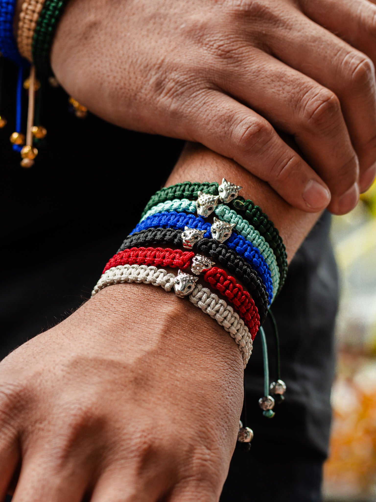 Brazalete Macramé Jaguar