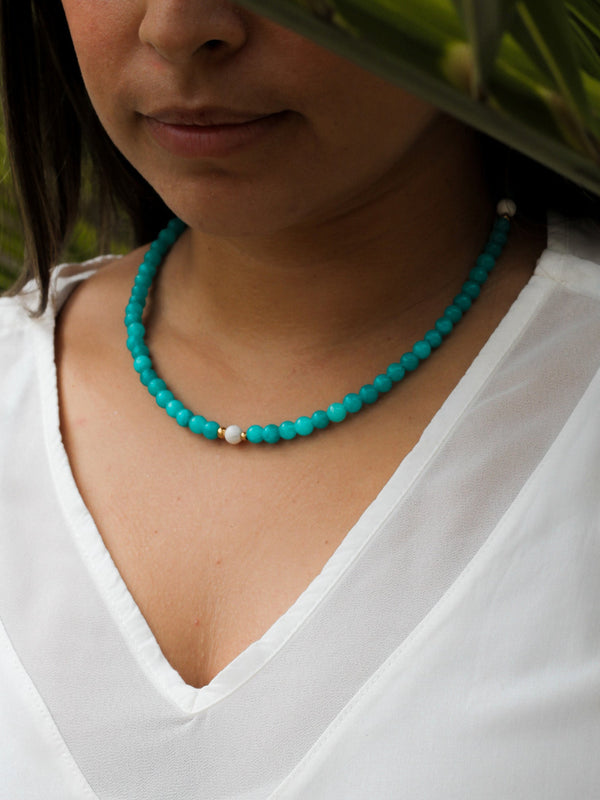 Choker Amazonita 6mm