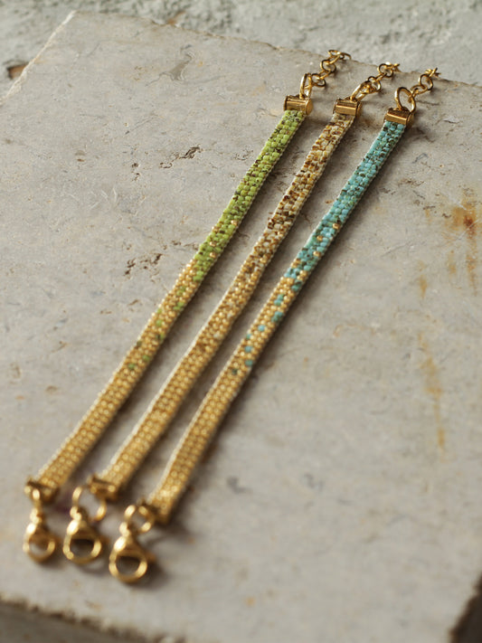 Brazalete Miyuki Gradiente Marmolizado 3 puntos