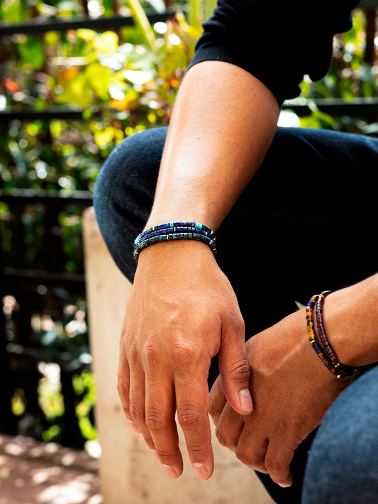 Brazalete Caribe 4mm Heishi