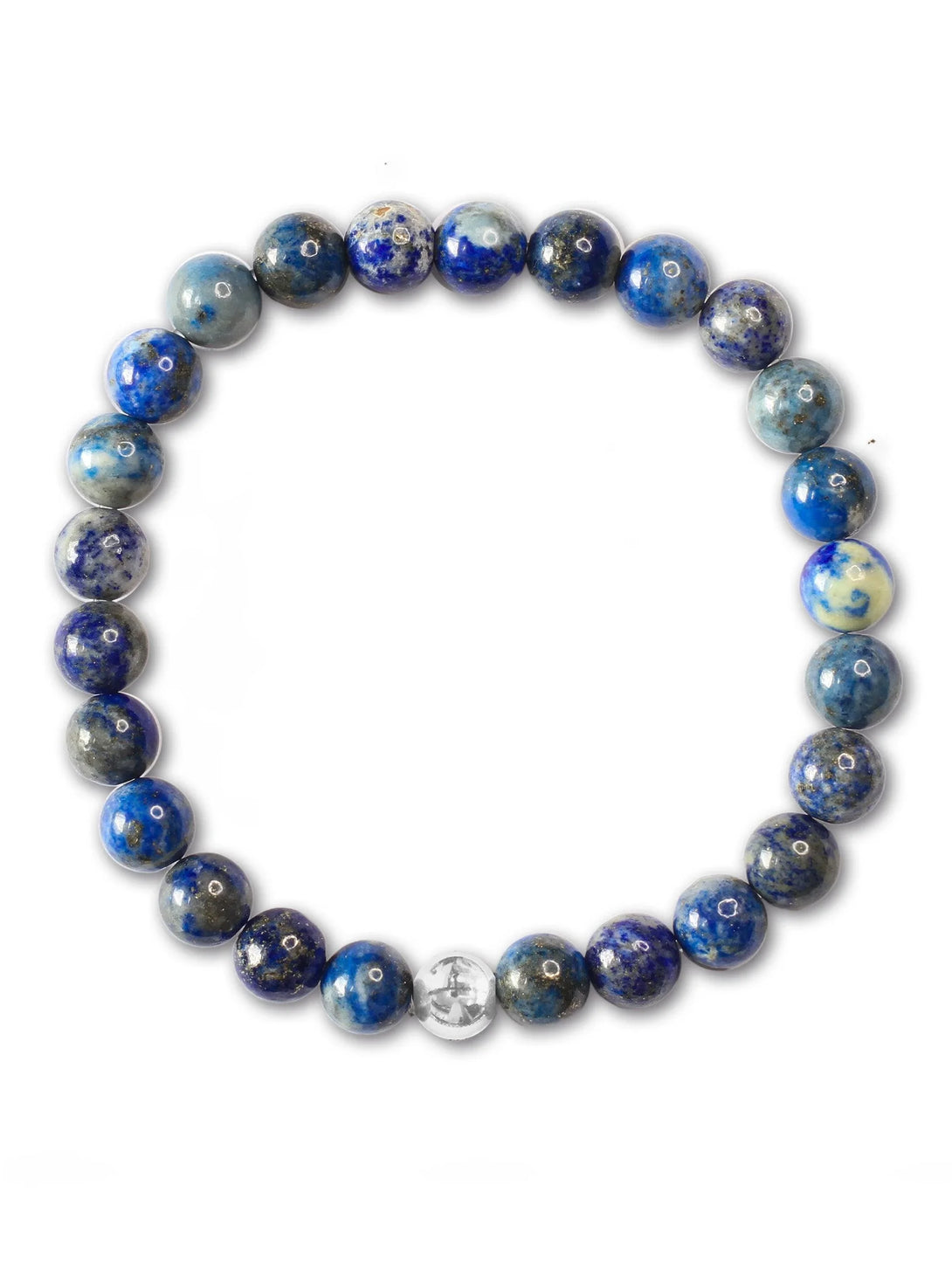Brazalete Lapislazuli 6mm - Tayrona Accesorios