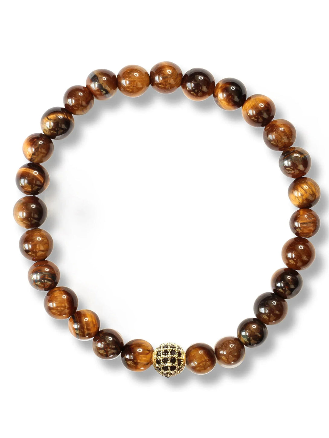 Brazalete Ojo de Tigre 6mm - Tayrona Accesorios