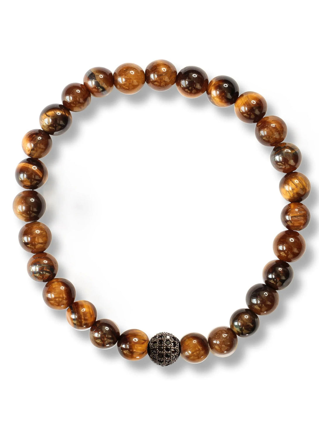 Brazalete Ojo de Tigre 6mm - Tayrona Accesorios