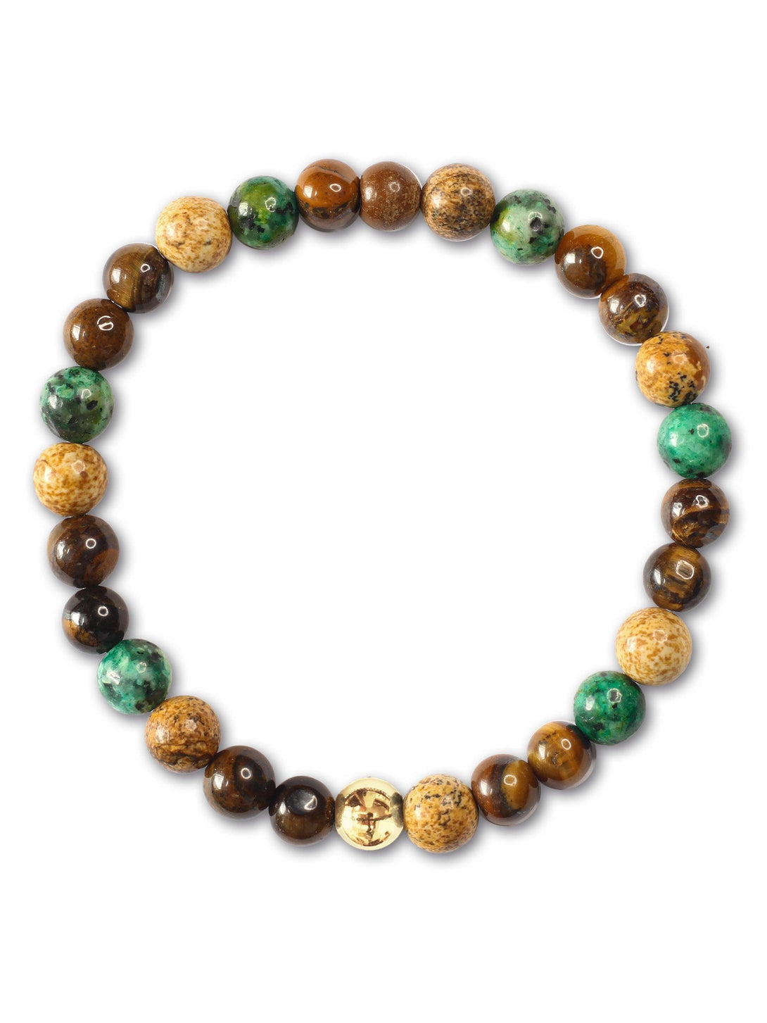 Brazalete Tigre Africa 6mm - Tayrona Accesorios