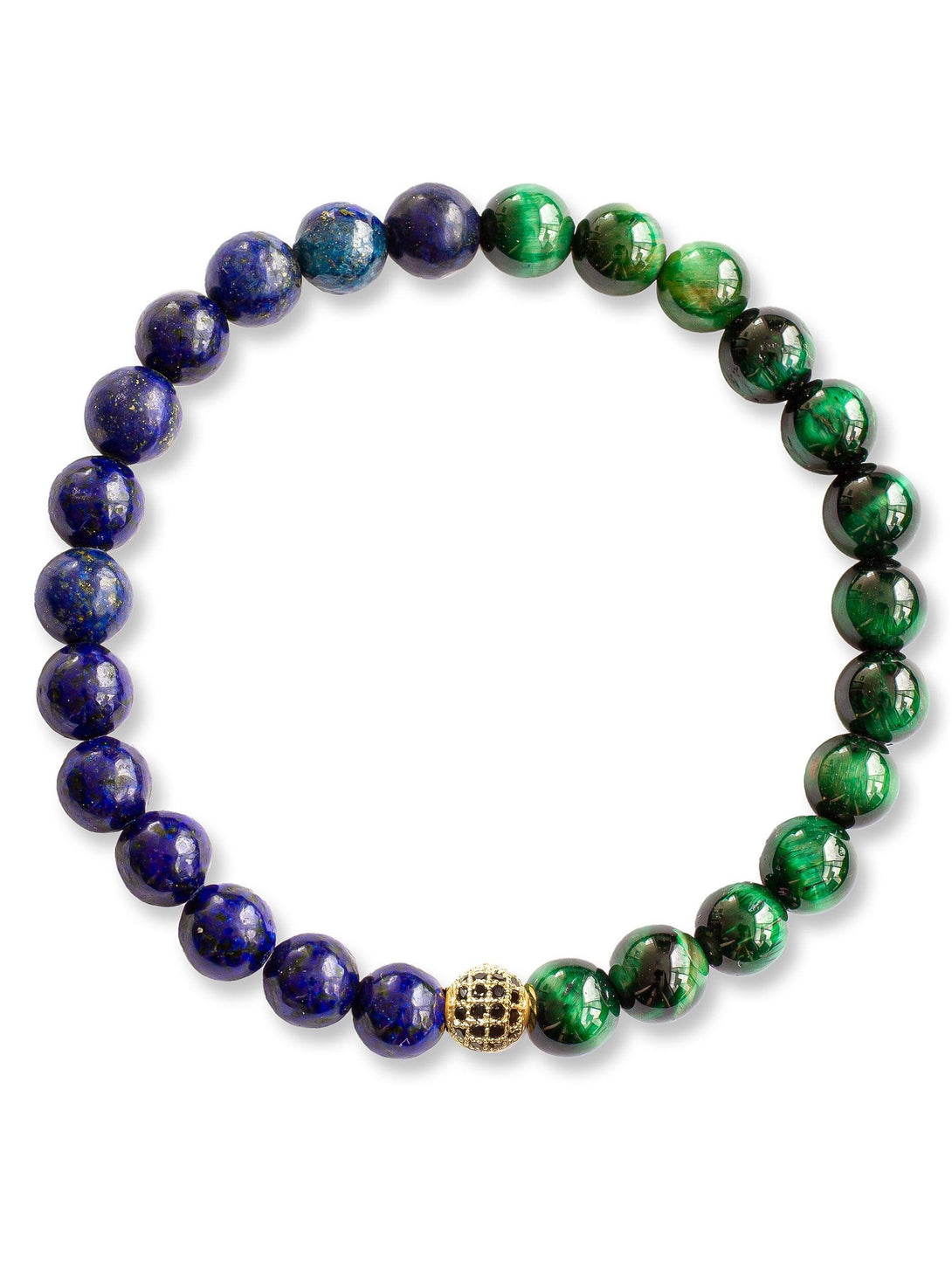Brazalete Tigre Océano 6mm - Tayrona Accesorios