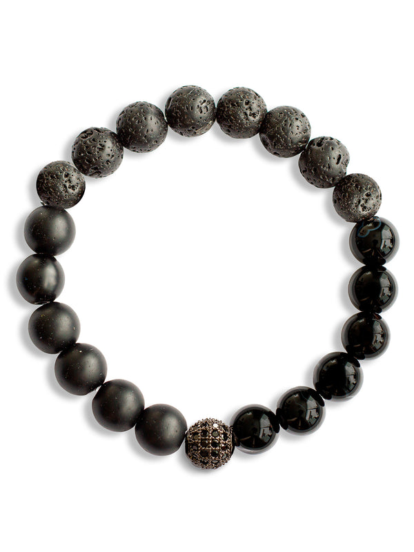 Brazalete Black Mixto 8mm