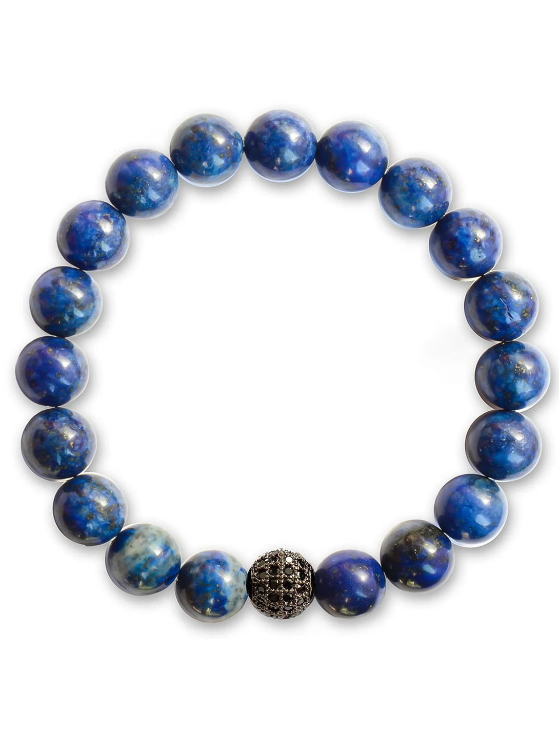 Brazalete Lapislazuli 8mm - Tayrona Accesorios