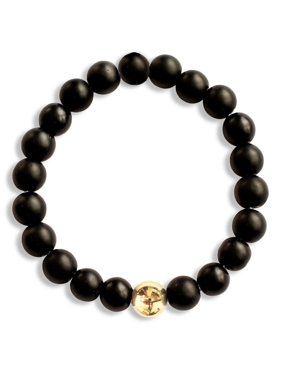 Brazalete All Black 8mm - Tayrona Accesorios