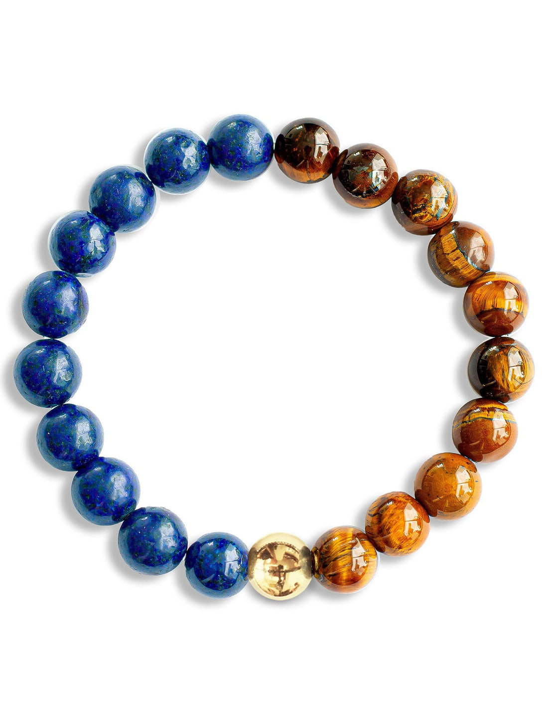 Brazalete Tayrona Tigre Lapis 8mm - Tayrona Accesorios