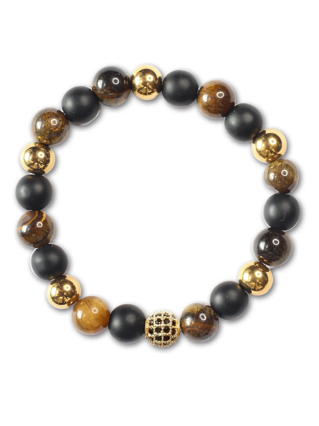Brazalete Tigre Oro 8mm - Tayrona Accesorios