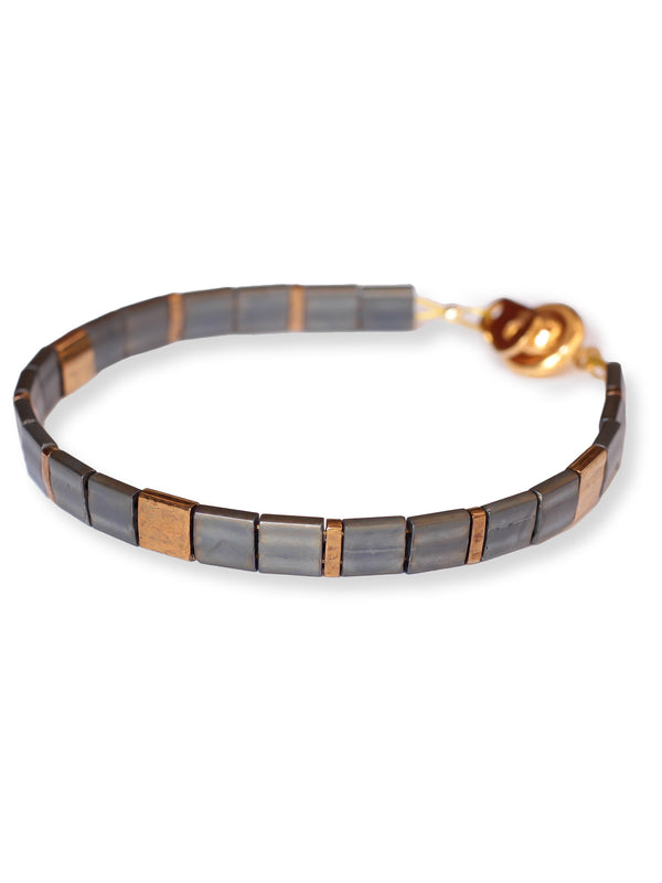 Brazalete Miyuki Tila Estuario 5mm - Tayrona Accesorios