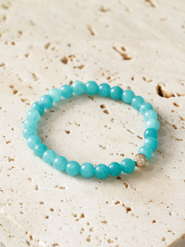 Brazalete Amazonita 6mm