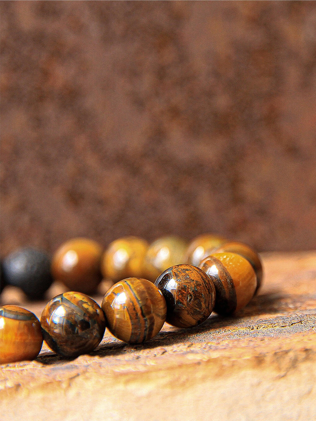 Brazalete Ojo de Tigre 8mm - Tayrona Accesorios