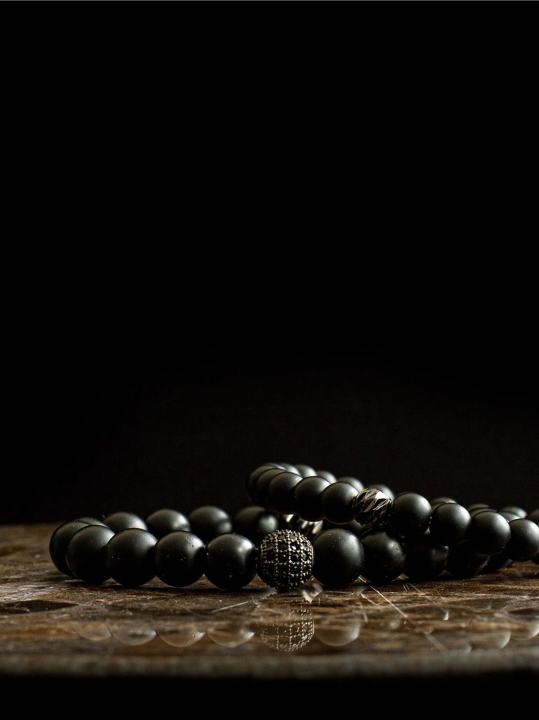 Brazalete All Black 6mm - Tayrona Accesorios