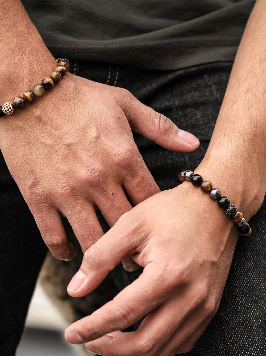 Brazalete Ojo de Tigre 8mm - Tayrona Accesorios