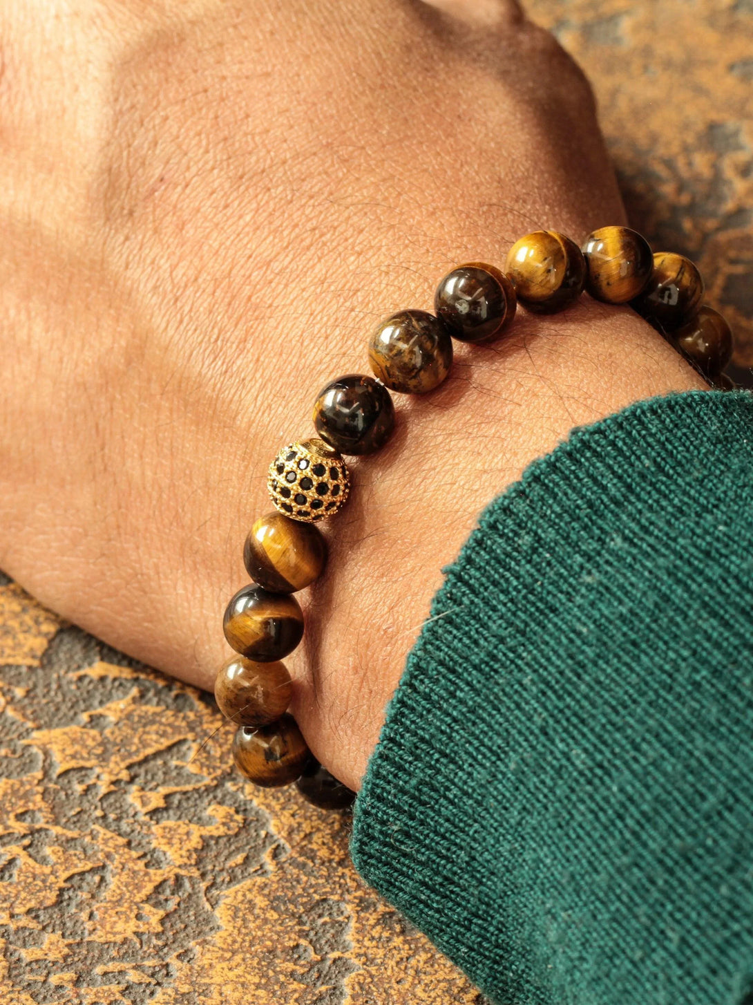 Brazalete Ojo de Tigre 8mm - Tayrona Accesorios