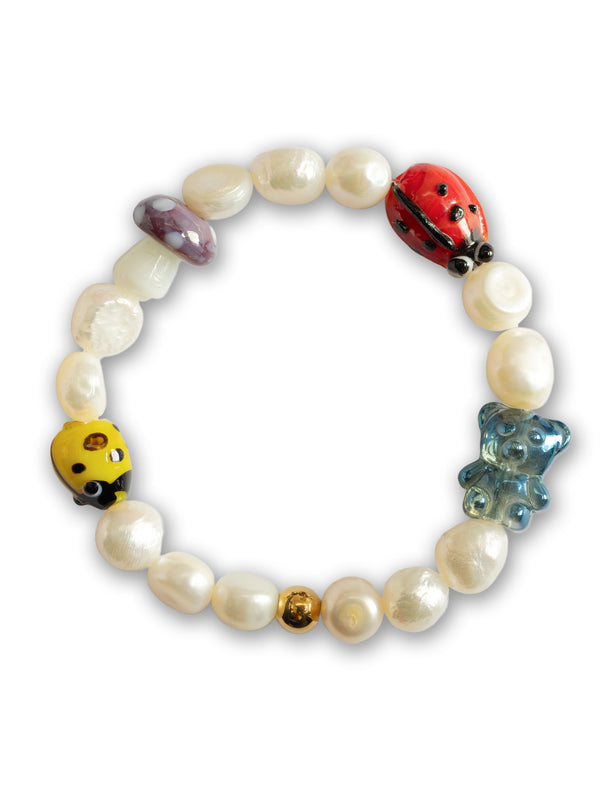 Brazalete Perla de Rio Chunky 7mm