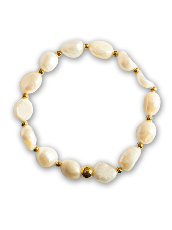 Brazalete Perla de Rio Dorado 7mm