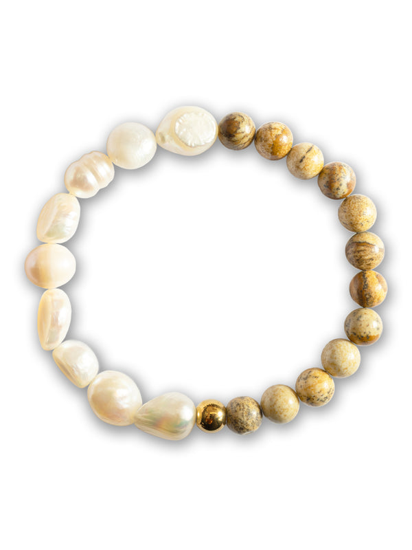 Brazalete Perla de Rio & Jasper