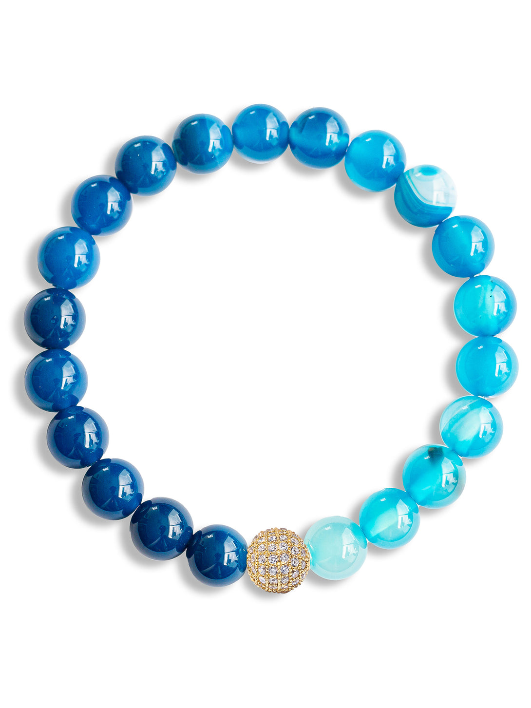 Brazalete Océano 8mm - Tayrona Accesorios