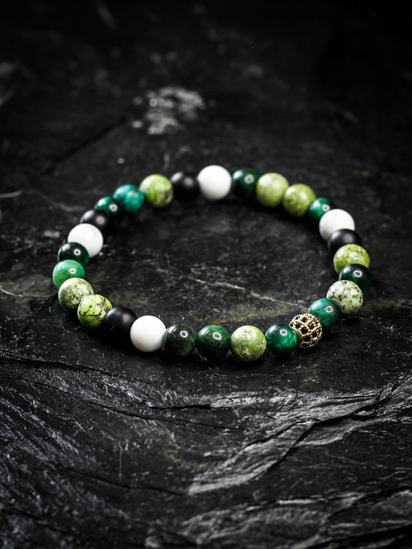 Brazalete Tigre Blanco 6mm