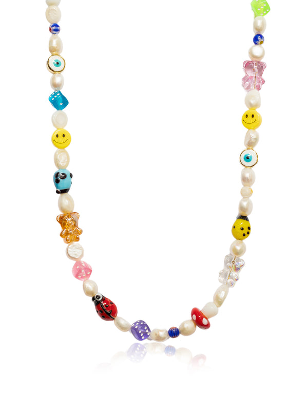 Collar Perla de Rio Multicolor Smiley