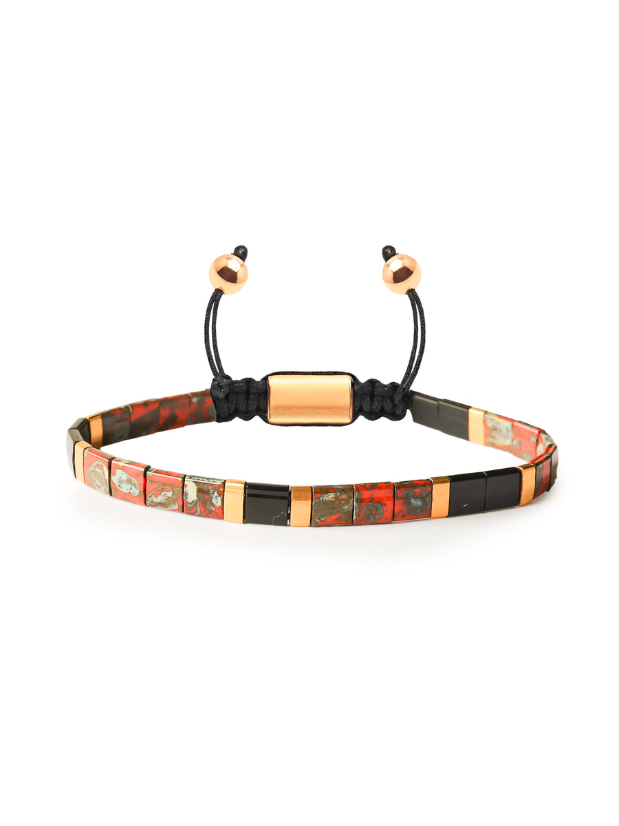 Brazalete Miyuki Tila Volcán 5mm