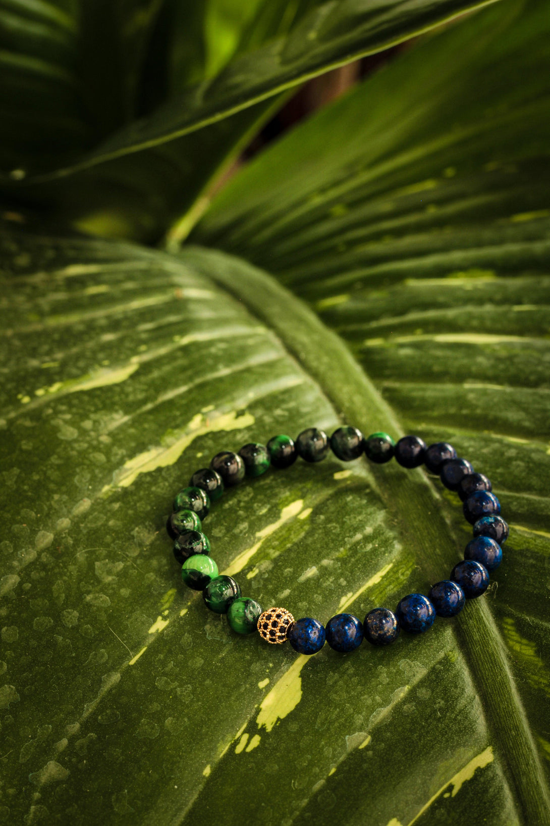 Brazalete Tigre Océano 6mm - Tayrona Accesorios