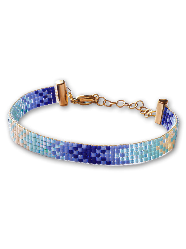 Brazalete Miyuki Cenote 5 puntos - Tayrona Accesorios