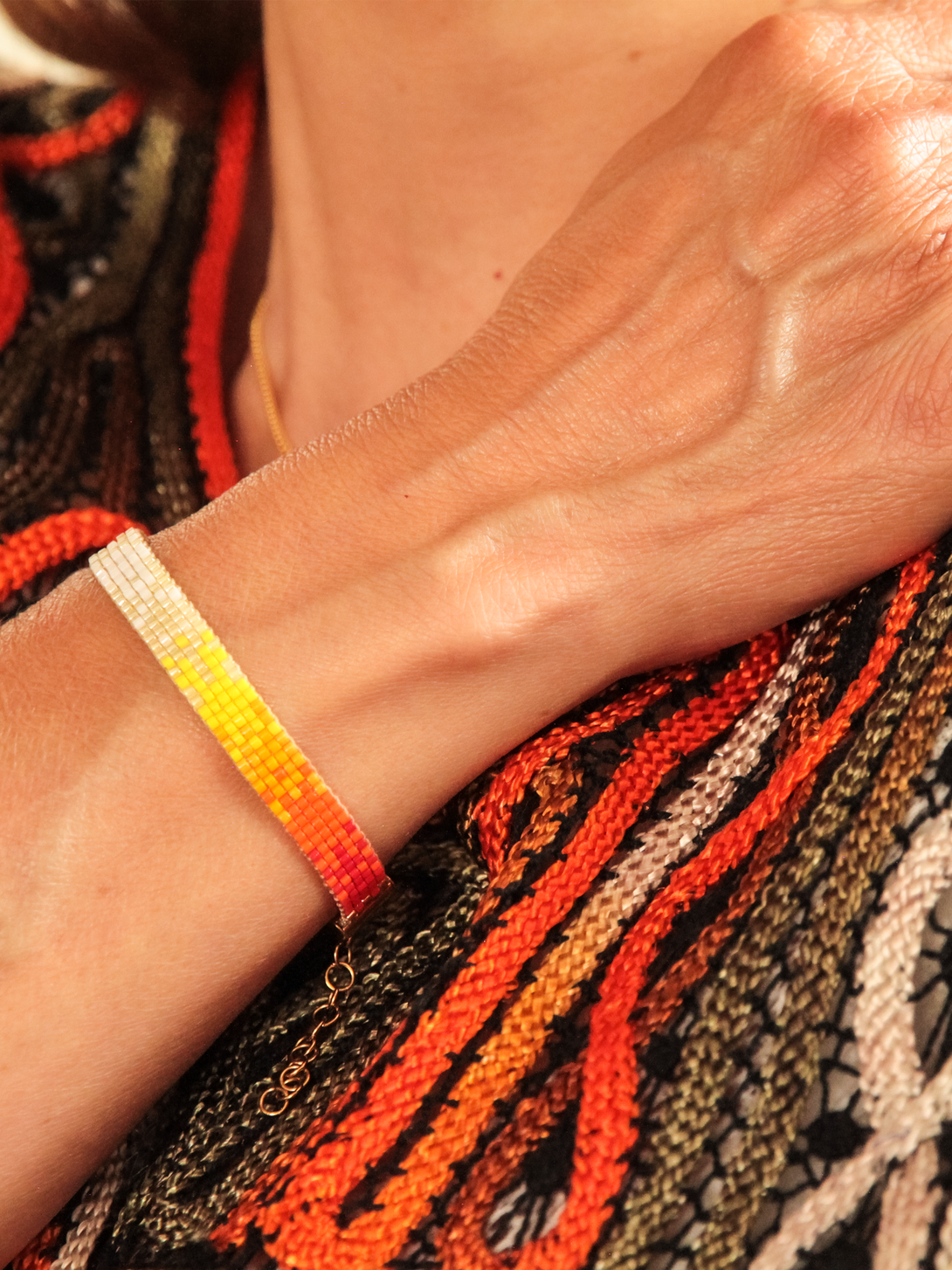 Brazalete Miyuki Getsemani 5 puntos - Tayrona Accesorios