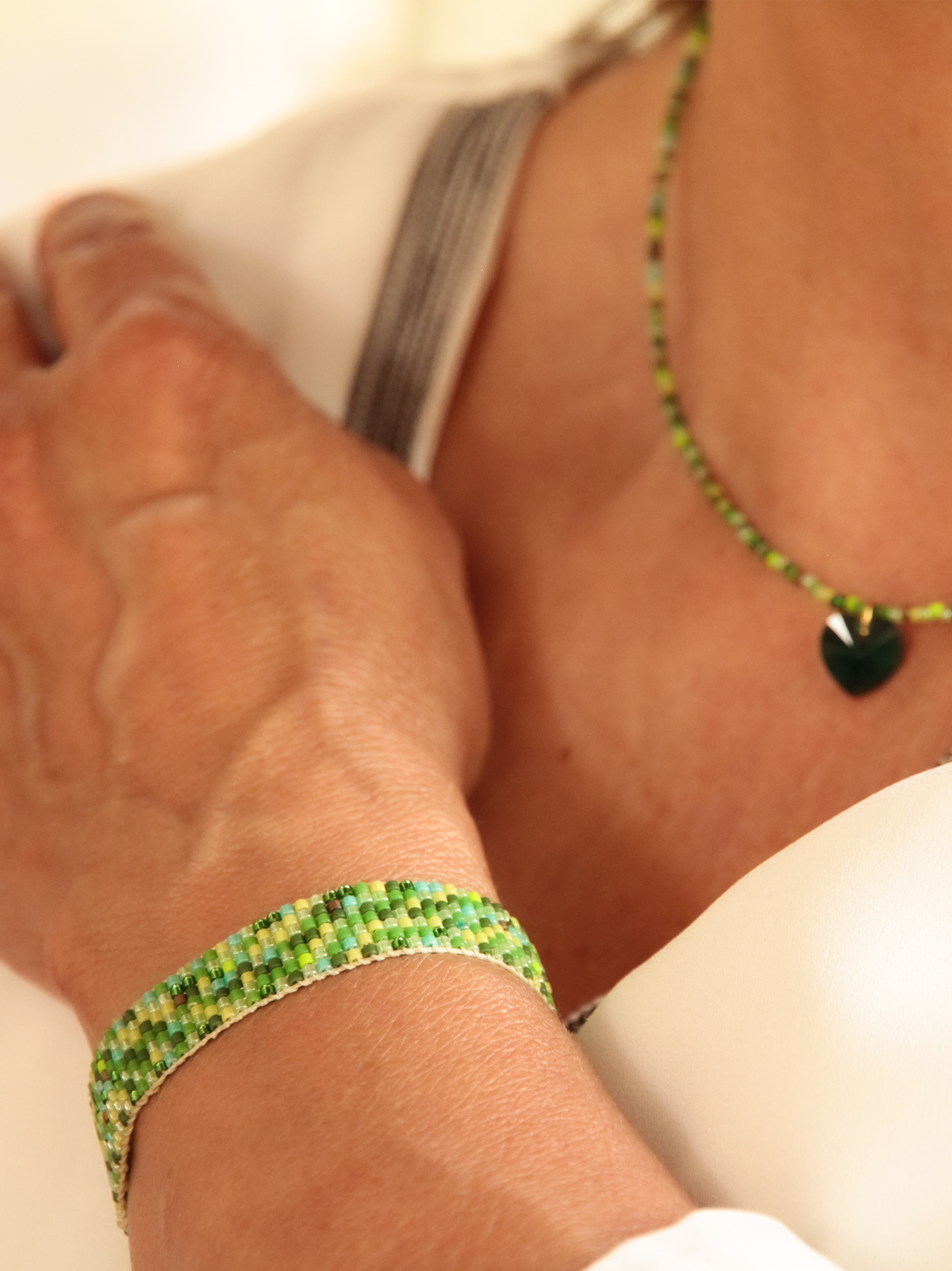 Brazalete Miyuki Amazonas 10 puntos - Tayrona Accesorios