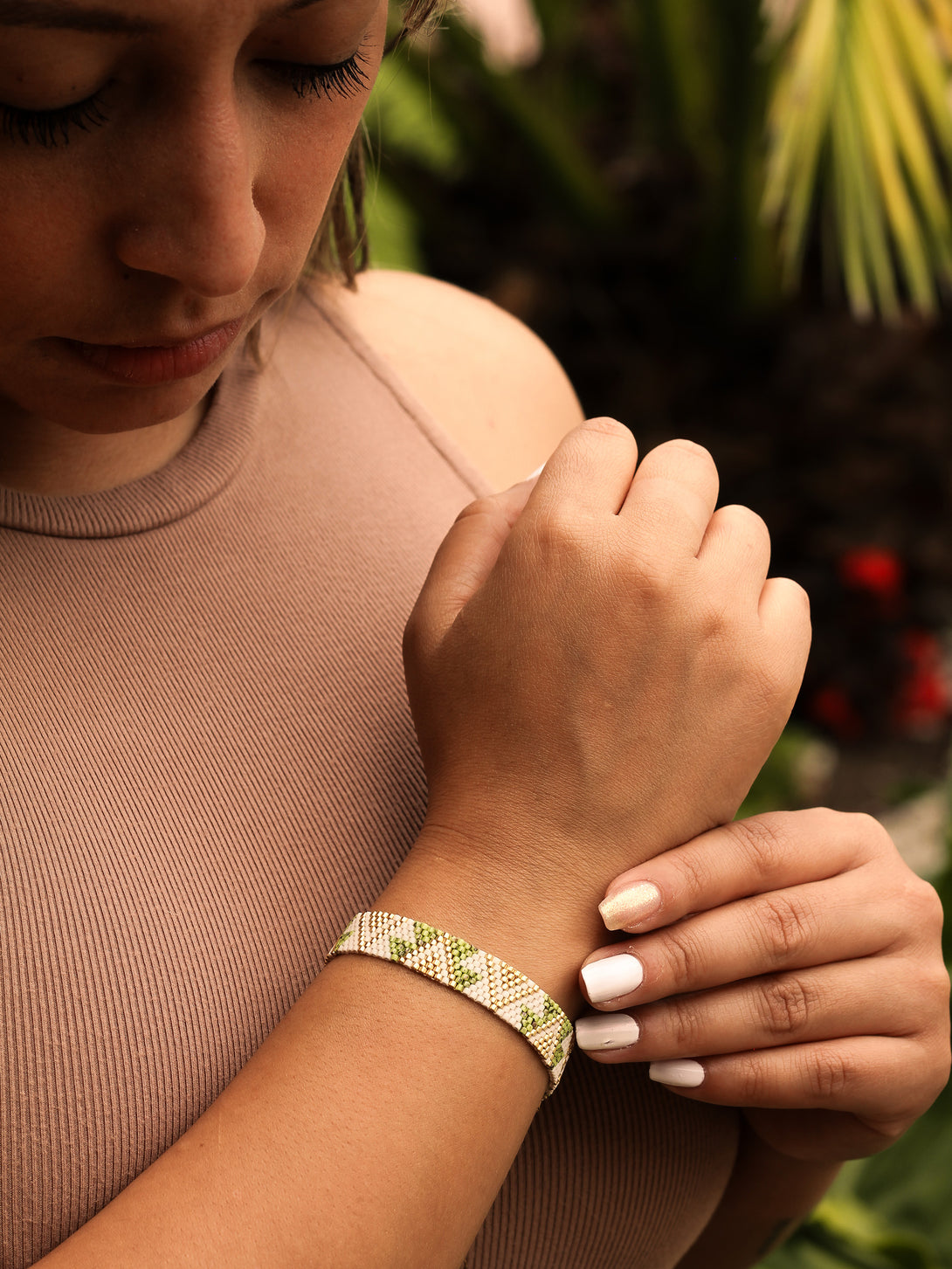 Brazalete Miyuki Selva 8 puntos - Tayrona Accesorios