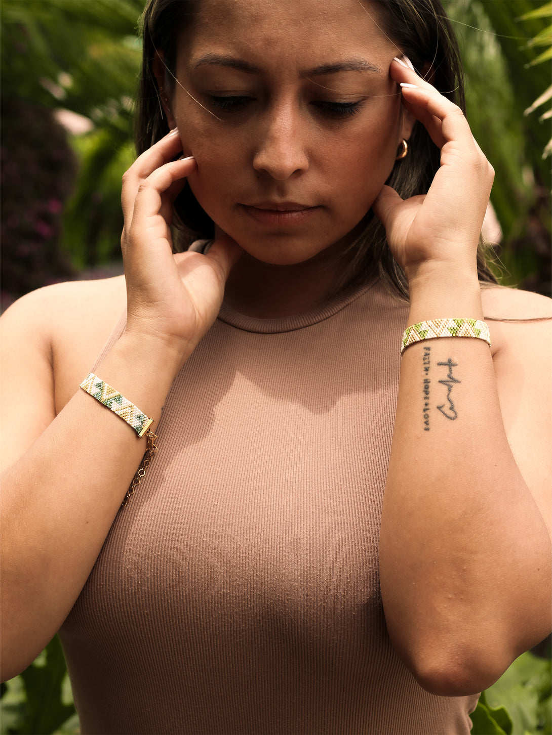 Brazalete Miyuki Selva 8 puntos - Tayrona Accesorios