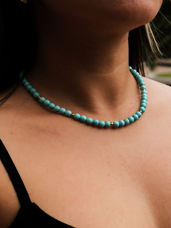Choker Turquesa 6mm