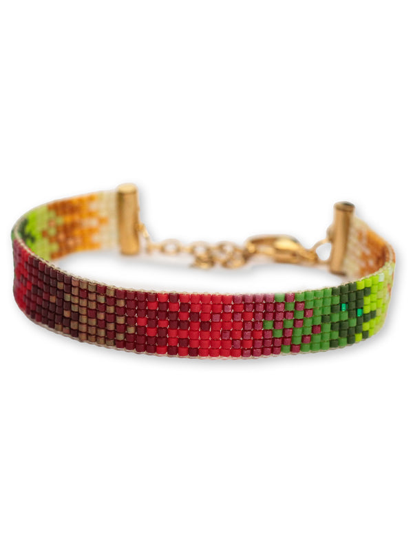 Brazalete Miyuki Wayuú 7 puntos - Tayrona Accesorios