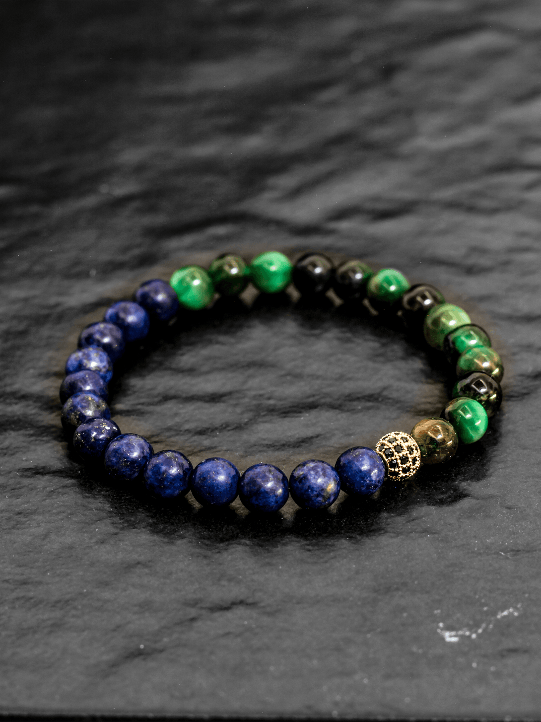 Brazalete Tigre Océano 6mm - Tayrona Accesorios