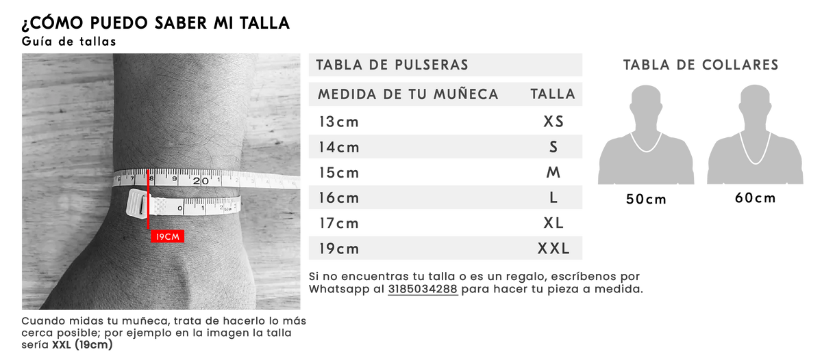 Tabla de tallas