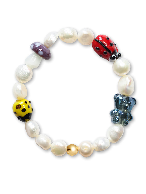 Brazalete Perla de Rio Chunky 7mm