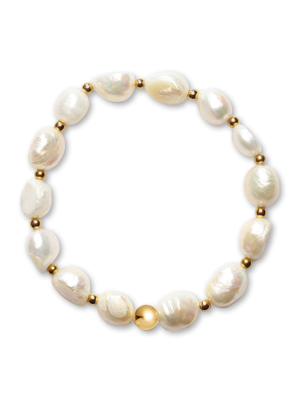 Brazalete Perla de Rio Dorado 7mm
