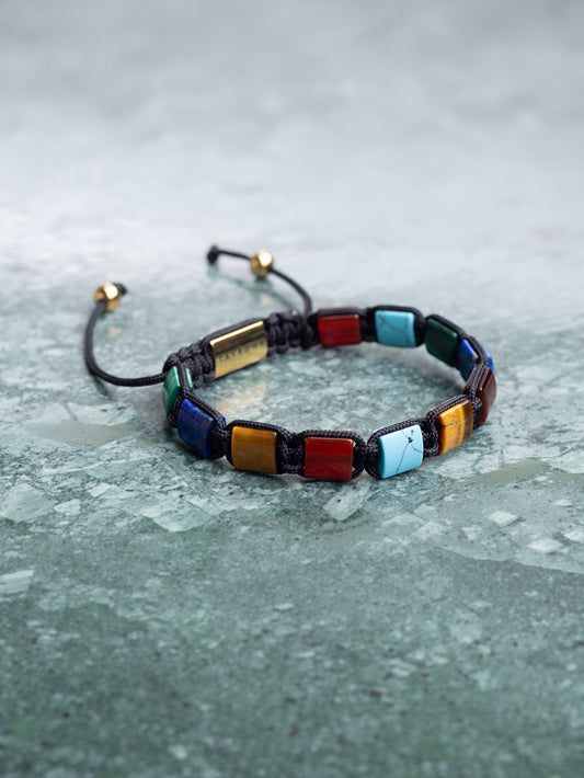 Brazalete Artesano Caño Cristales 9mm