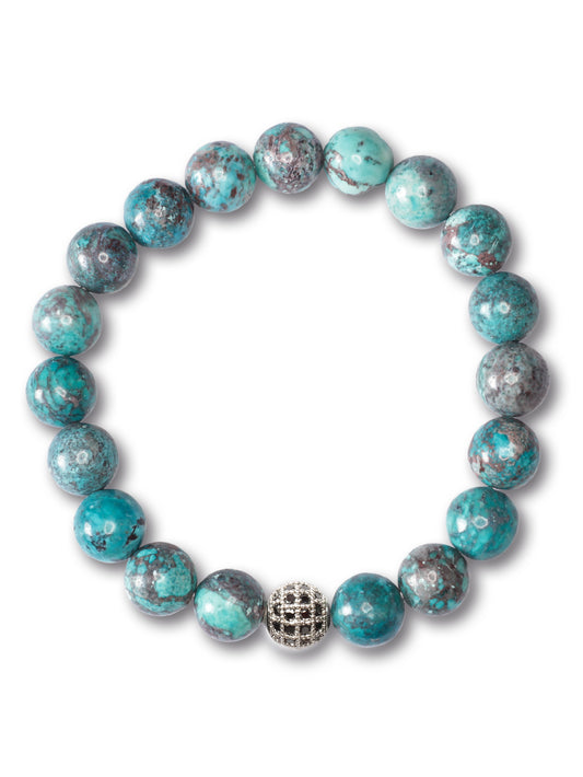 Brazalete Turquesa Bali 8mm